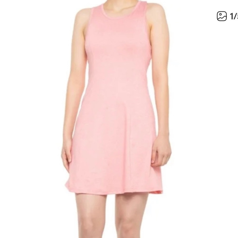 Harmony and Balance Womens Dress Light Pink Casual Comfortable Mini Dress Medium